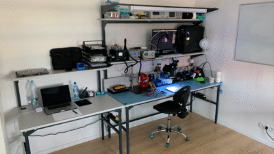 stanowiska montażowe do serwisu elektroniki