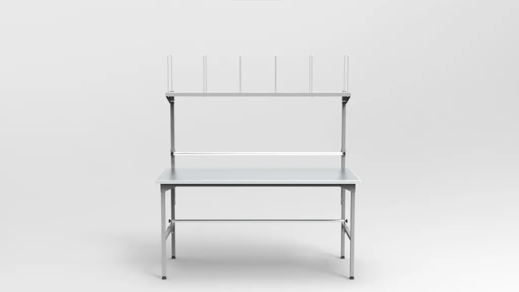 Modułowy stół do pakowania 120 × 80 cm RA Construction pc-3-0001 front