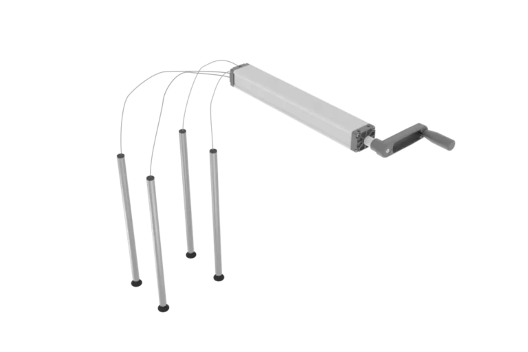 Hydrauliczna regulacja wysokości stołu na korbę RA Construction