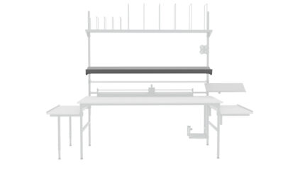 Półka kątowa do stołu 120x30 RA Construction