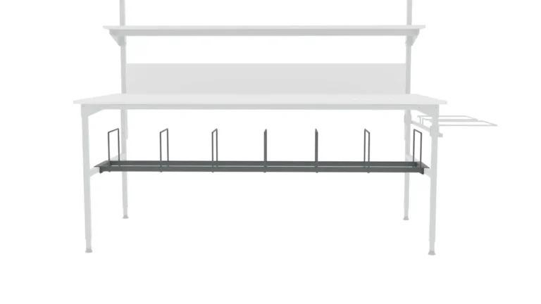 półka na kartony 120x30 cm pod blatem stołu RA Construction 2