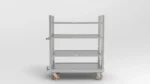 wózek wagonowy z półkami ra construction