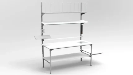 Stół do pakowania 160×70 cm z wagą w blacie RA Construction PC-3-0004