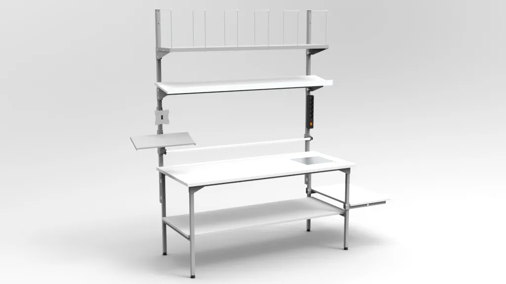 Stół do pakowania 200×70 cm z wagą w blacie RA Construction PC-4-0004