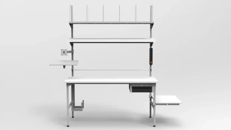 Stół do pakowania z uchwytem na kamerę 160x70 cm RA Construction PC-3-0005-front