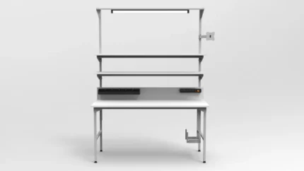 Stol-montazowy-200x70-cm-IT-z-uchwytem-VESA-i-klawiatura-RA-Construction-EC-4-0006 front