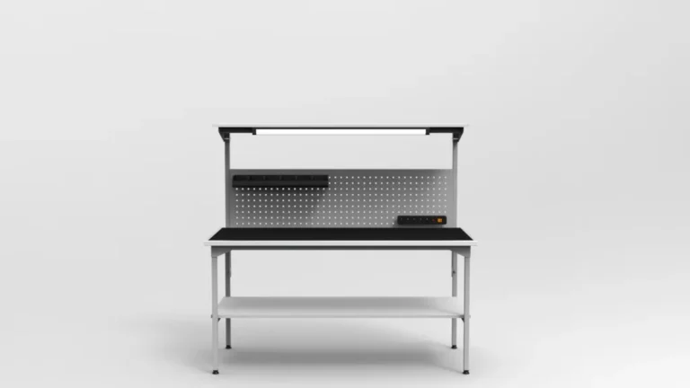 Stół montażowy z dolną półką 200×70 cm RA Construction – EC-4-0008 front