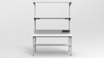 Stanowisko montażowe z listwą na balanser 200×70 cm RA Construction – EC-4-0012 front