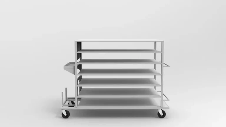 Wózek do pakowania arkuszy kartonowych 1200×800 RA Construction WC-1-0001 front