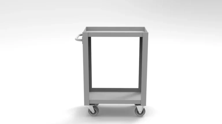 Wózek magazynowy dwupółkowy 800×400 RA Construction WC-2-0001 front