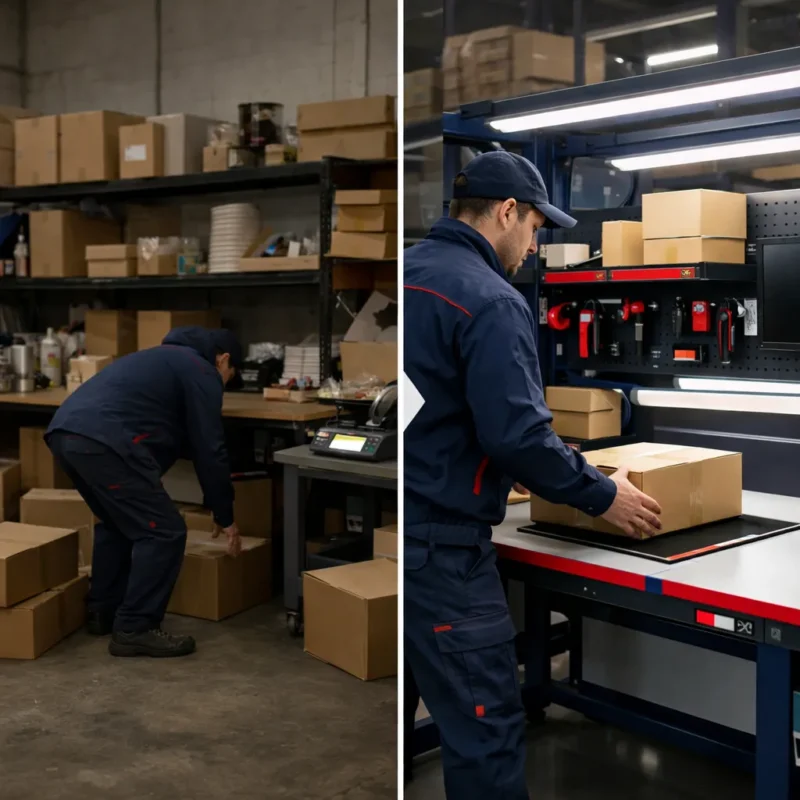 audyt stanowiska pakowania RA Construction