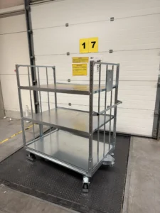 wytrzymały wózek transportowy przemysłowy od producenta